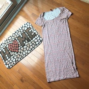 Comfy cotton dress in floral print